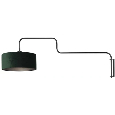 Afbeelding van Steinhauer Wandlamp Bloeba zwart met groen 4176ZW