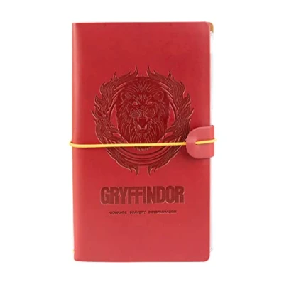Afbeelding van Grupo Erik Lederen Notitieboek Harry Potter, Gryffindor Reisnotitieboek Dagboek