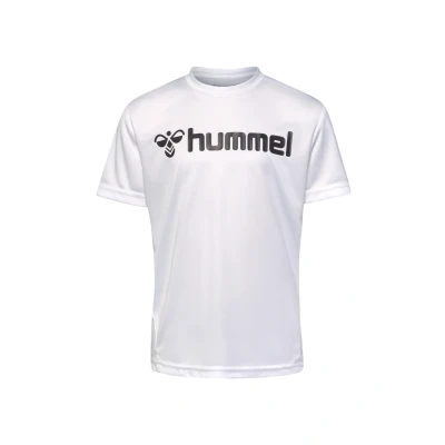 Afbeelding van Hummel LOGO Tshirt print voor kinderen, Maat: 116, White