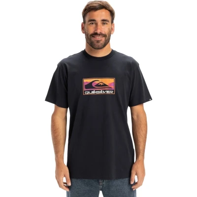 Afbeelding van Quiksilver EV Gradient BOX Tshirt print, Heren, Maat: XXL, Black