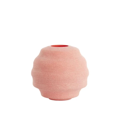 Afbeelding van Light &amp; Living Nayoro vaas ø32,5x29 cm Glas koraal