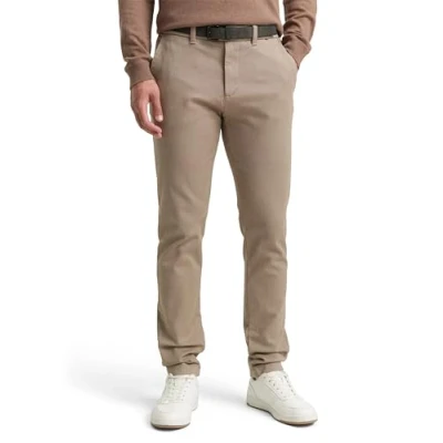 Afbeelding van TOM TAILOR Heren 1037547 broek, 38564 Beige bruin zigzagstructuur, 30 W/34 L, Bruine Zig Zag Structuur, 30W / 34L