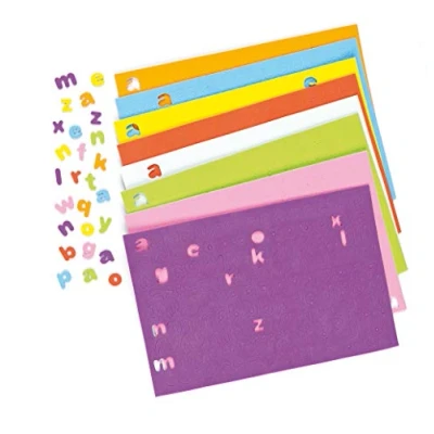 Afbeelding van Baker Ross Zelfklevende schuimrubberen kleine letters om te knutselen voor kinderen, ideaal belettering en als decoratie, 1100 stuks