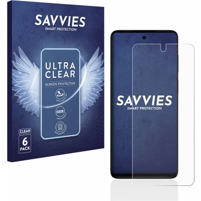 Afbeelding van Savvies (6 Stuks) Schermbeschermer voor Motorola Moto G62 5G Screen Protector Ultra Transparant