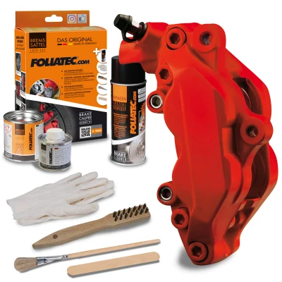 Afbeelding van Foliatec Remklauwlakset racing rosso mat 3 Componenten