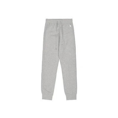 Afbeelding van Champion Legacy Basics W Light Powerblend Fleece Rib Cuff joggingbroek voor dames, lichtgrijs gemêleerd., M