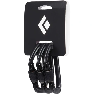 Afbeelding van Black Diamond Hotforge Screwgate Carabiner 3 Pack