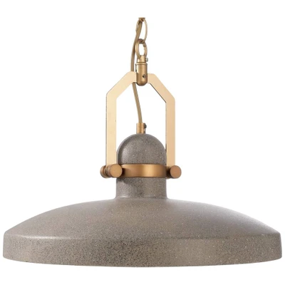 Afbeelding van Deko Light Hanglamp Cygni, donkergrijs beton