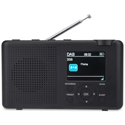 Afbeelding van Reflexion TRA23DAB/GR Radio DAB+, DAB, VHF (FM) FM Oplaadbaar Antraciet, Grijs