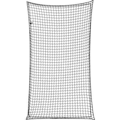 Afbeelding van vidaXL Aanhangwagennet elastisch touw 3,5x2 m polypropeen zwart