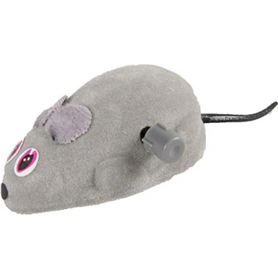 Afbeelding van Flamingo Kattenspeelgoed Muis Grijs 11 x 3.5 3 cm