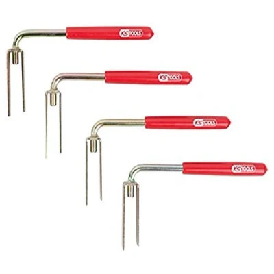 Afbeelding van KS Tools, Voertuig gereedschap, Remlicht demontagevork set voor Mercedes, 4 stuks.