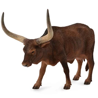 Afbeelding van Collecta Boerderijdieren: Watusirund 13 Cm Donkerbruin