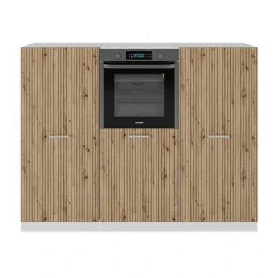 Afbeelding van Vicco Keukenblok &quot;R Line&quot;, Artisanaal eiken/wit, 180 cm zonder werkblad