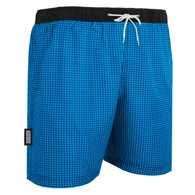 Afbeelding van GUGGEN MOUNTAIN Zwembroek voor Heren Zwemshorts Het Strand Sneldrogende Zomer Style 6 met Strandbroek Boardshort Korte Broek Geruit Geblokt Kleur Grijs XL