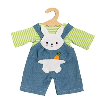 Afbeelding van Heless Poppen Tuinbroek met Gestreept Shirt Bunny Lou, 28 35 cm
