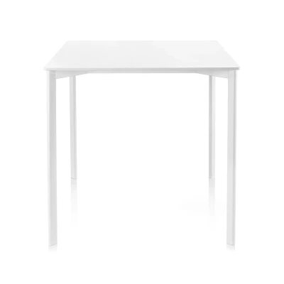Afbeelding van Magis Striped Tavolo tuintafel vierkant 79x79 wit
