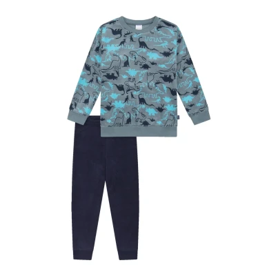 Afbeelding van Schiesser jongens pyjama set, Mineraal_181861, 104