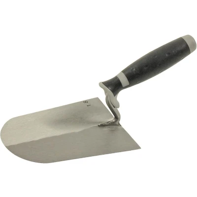 Afbeelding van Stukadoorstroffel SUPER PROF rond S hals 180 mm SUPERSOFT greep RVS