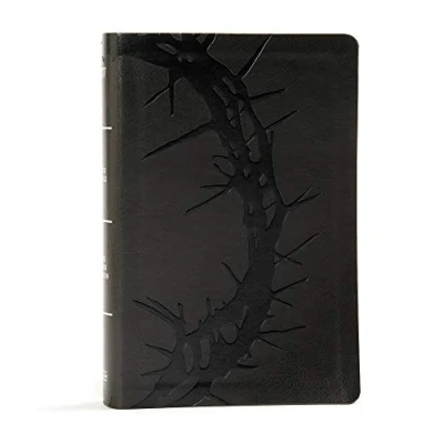 Afbeelding van KJV Large Print Personal Size Reference Bible, Charcoal Leathertouch