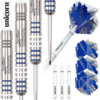 Afbeelding van Unicorn Gary Anderson Silverstar 80% P1 Dartpijlen 23 Gram