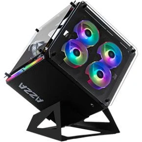 Afbeelding van Azza Cube 802 computerbehuizing Full Tower Black