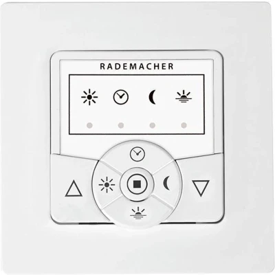 Afbeelding van HOMEPILOT Troll Basis DuoFern 5615 UW draadloze timer voor rolluiken en buismotor, Smart Home rolluikbesturing (wit) (opvolgmodel beschikbaar)