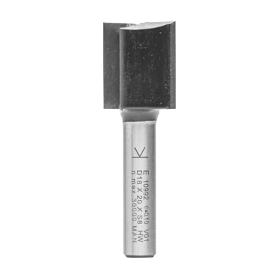 Afbeelding van ENT Groeffrees HM 18x20x52mm met grondmes, Kolf 8mm 7910992