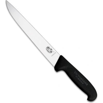 Afbeelding van Victorinox Fibrox koksmes, steekmes, extra scherp lemmet, roestvrij staal, vaatwasmachinebestendig, Swissmade