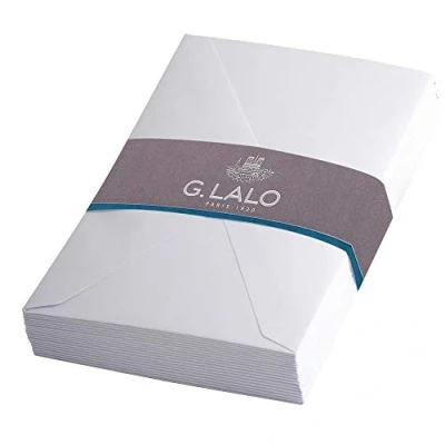 Afbeelding van Lalo 24200L enveloppen, 14 x 9 1,5 cm, wit