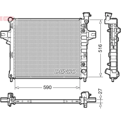 Afbeelding van Denso Radiateur DRM06031