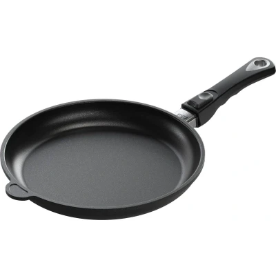Afbeelding van AMT Gastroguss Koekenpan 28 cm Gegoten Aluminium Lotan Antiaanbaklaag Inductie &amp; Ovenbeste...