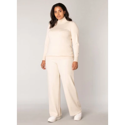 Afbeelding van Base Level Curvy trui Yuena beige