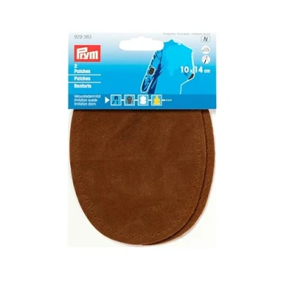 Afbeelding van Prym 929383 Toppe in finta pelle scamosciata (stirare), 10 x 14 cm, marrone cammello