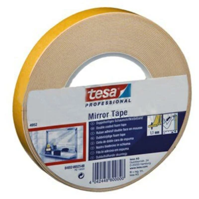 Afbeelding van TESA 4952 sterke dubbelzijdige pe schuimtape wit 04952 00534 00