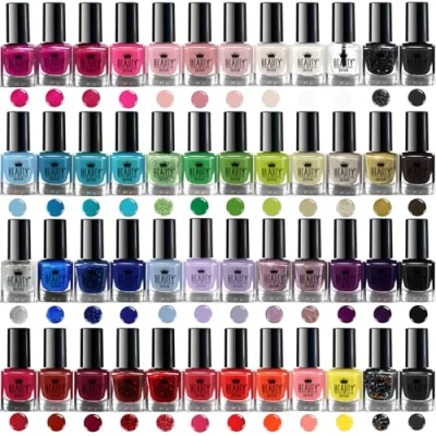Afbeelding van Splash 48 x Nagellakset met verschillende moderne kleuren Sneldrogend