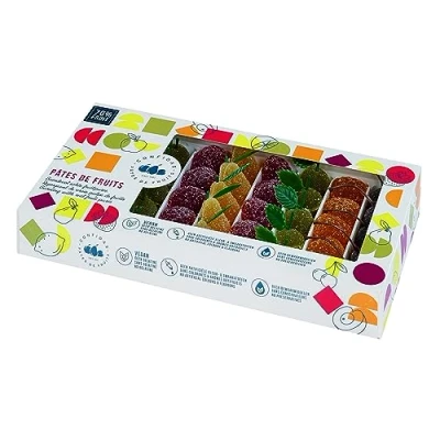 Afbeelding van vruchtengelei 1 kg,Vruchtenpasta&#039;s,Boomgaardvruchten,smaken (groene appels, abrikozen, zwarte kersen, pruimen, gele peren), glutenvrij, geen conserveringsmiddelen, kunstmatige kleur of smaakstoffen.