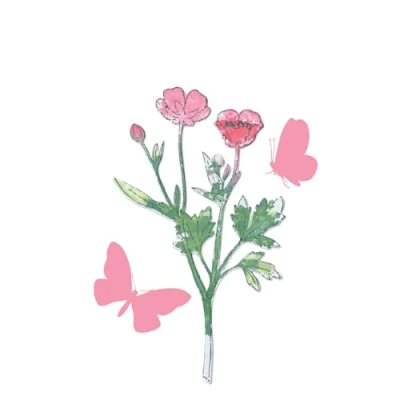 Afbeelding van Sizzix Framelits Die w/Stamps by 49 and Market A5 Painted Pencil Botanical (7+1pcs) (666635)