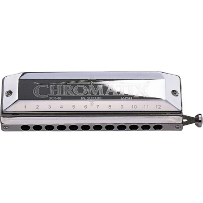 Afbeelding van Suzuki Chromatix S SCX 48 D chromatische mondharmonica