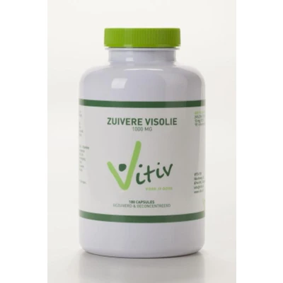Afbeelding van Vitiv Zuivere visolie 1000 mg 100 capsules