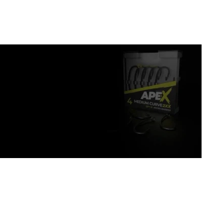 Afbeelding van RidgeMonkey Ape X Medium Curve 2XX Barbed 4 Karper haken