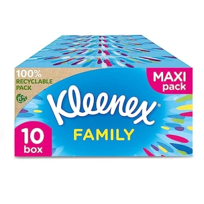 Afbeelding van 10x Kleenex Tissues Family 128 stuks