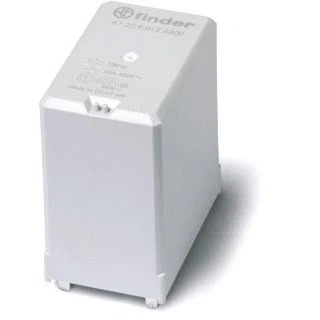 Afbeelding van Finder vermogensrelais voor pv omvormers 2x maak 50a 400vac spoel 12 vdc contact agsno2 met contactafstand van 5 2 mm of meer 67 23 9 012 4500