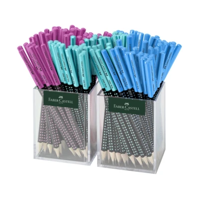 Afbeelding van Grafietpotlood Faber Castell Grip 2001 two tone 2 kokers van 72 stuks