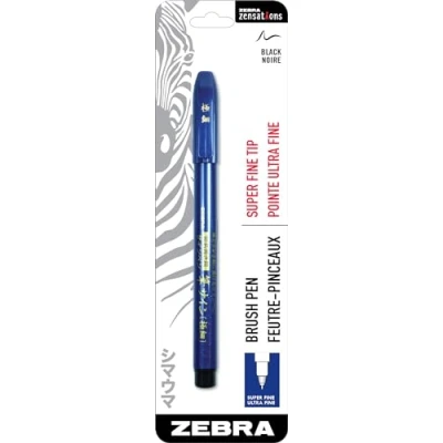 Afbeelding van Zebra Zensations Super Fine Tip Brush Pen Black