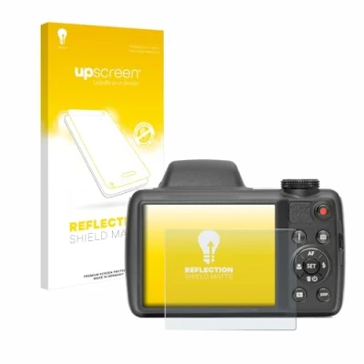 Afbeelding van upscreen Antireflecterende Schermbeschermer voor Kodak Pixpro AZ528 Anti Glare Screen Protector, Mat, Ontspiegelend, Antikras, Vingerafdruk