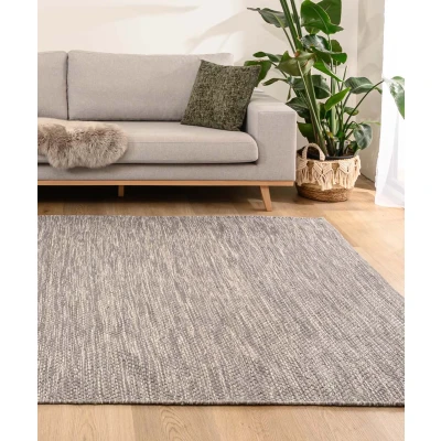 Afbeelding van Wollen Tapijt/Vloerkleed Odda Grijs 200x300 Cm 100% Wol