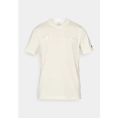 Afbeelding van Champion Icons Tonal Crewneck WITH Large LOGO Tshirt print, Heren, Maat: Small, Beige