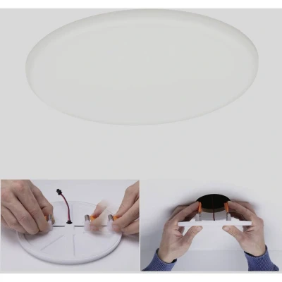 Afbeelding van Paulmann 92392 EB Panel Veluna VariFit LED inbouwlamp 17.50 W Satijn