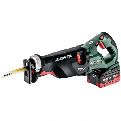 Afbeelding van Metabo accu reciprozaag SSEP 18 LTX BL MVT 8,0 Ah LiHD (2 st) en ASC 145 supersnellader 602258810